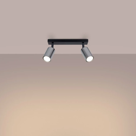 Lámpara de techo WINX 2 negro/cromo