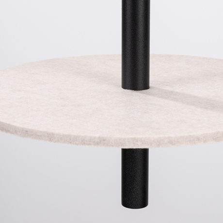 Lámpara colgante FELTRO 1 negro/beige