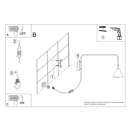 Aplique NOX rojo ocre