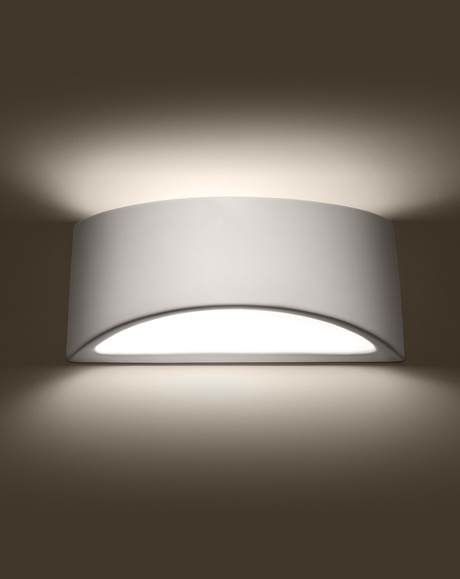 Aplique lacado VIXEN blanco brillo + 1x bombilla LED G9 4000K Fría 4,5W 530lm