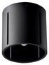 Plafond INEZ negro + 1x bombilla LED G9 3000K Warm 4.5W 510lm