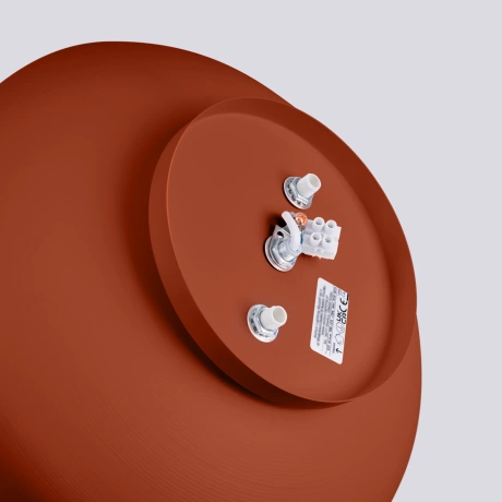 Lámpara de techo OMIQ rojo ocre