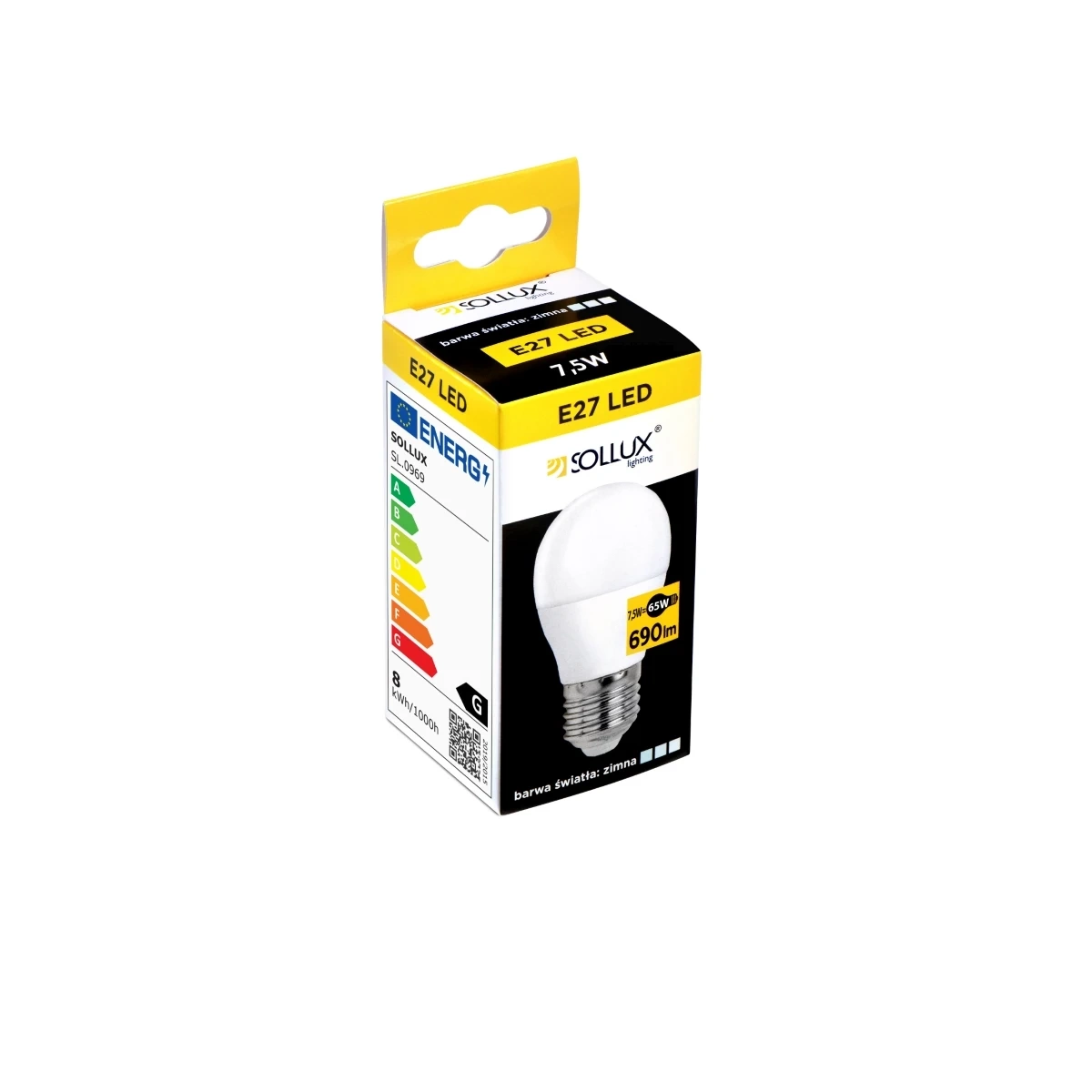 Bombilla LED E27 4000K 7,5W 690lm