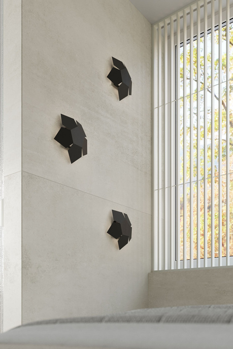 Aplique PENTA negro + 2x bombilla LED G9 4000K Fría 4,5W 530lm