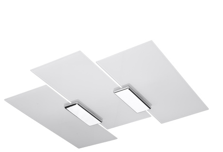 Plafond FABIANO + 3x Bombilla LED E27 4000K Fría 7,5W 650lm
