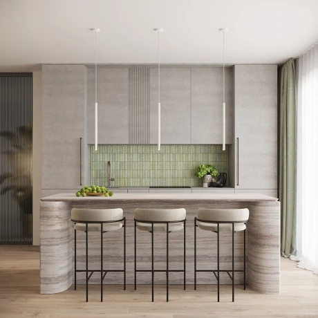 Lámpara colgante ARCHE 3P blanca