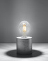 SALGADO lámpara de escritorio de hormigón + 1x bombilla LED E27 4000K Fría 7.5W 650lm