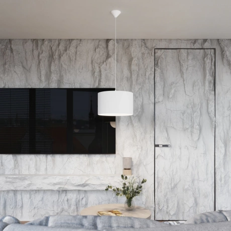 Lámpara colgante NOVA 40 blanca