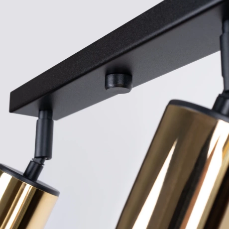 Lámpara de techo WINX 4L negro/oro