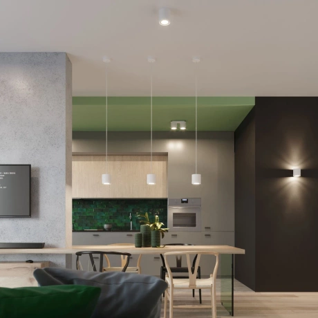 Aplique ORBIS 1 blanco