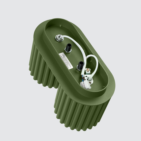 Lámpara de techo AURA 2 verde oliva GU10