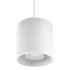 Lámpara colgante ORBIS 1 blanco + 1x bombilla LED GU-10 3000K Cálido 7W 620lm