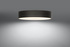 Plafond SKALA 60 negro + 5x bombilla LED E27 4000K Fría 7,5W 650lm