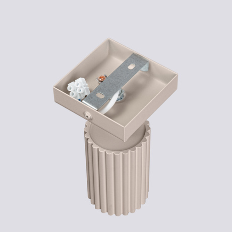 Lámpara de pared KARBON taupe