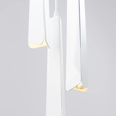 Lámpara colgante PRYSM 3P blanca