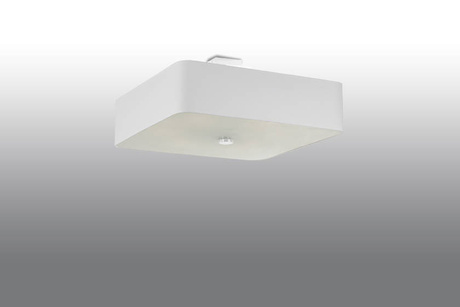 Plafond LOKKO 55 blanco + 5x Bombilla LED E27 3000K Cálida 7,5W 620lm