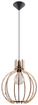 ARANCIA lámpara colgante madera natural + 1x bombilla LED E27 4000K Fría 7,5W 650lm