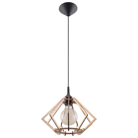 Lámpara colgante POMPELMO madera natural
