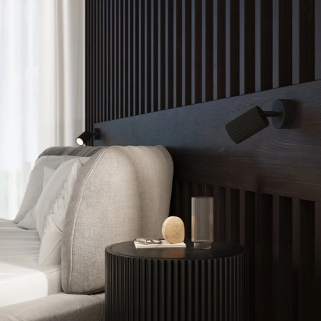 Lámpara de techo KARBON 3L negra