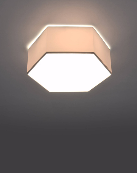 Plafond SUNDE 11 blanco + 2x bombilla LED E27 3000K Cálida 7,5W 620lm