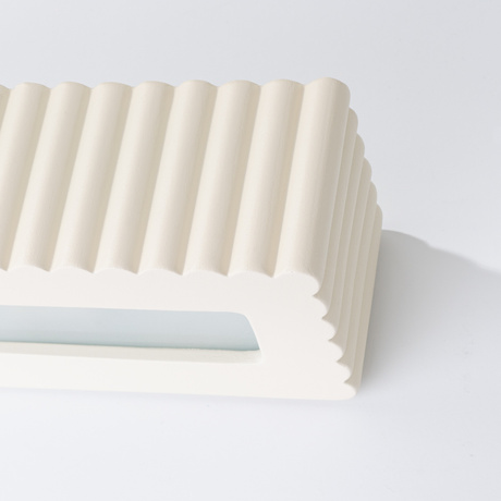 Aplique de cerámica RIGATA beige