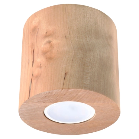 Lámpara de techo ORBIS madera natural