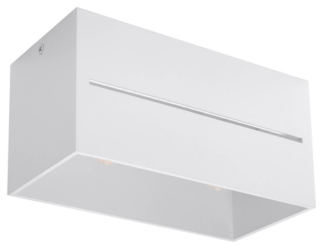 Plafond LOBO MAXI blanco + 2x bombilla LED G9 3000K Cálida 4,5W 510lm