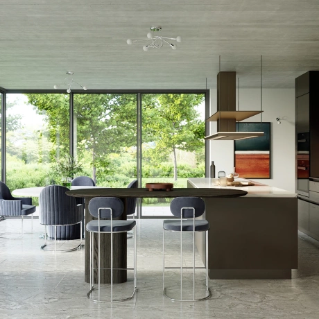 Lámpara LOOP 5 cromada