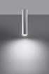 Plafond LAGOS 40 blanco + 1x bombilla LED GU-10 4000K Fría 7W 630lm