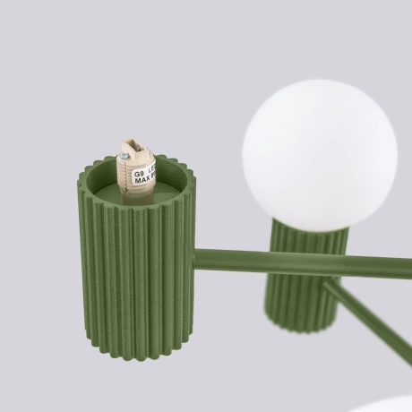 Araña HALO 6 verde oliva