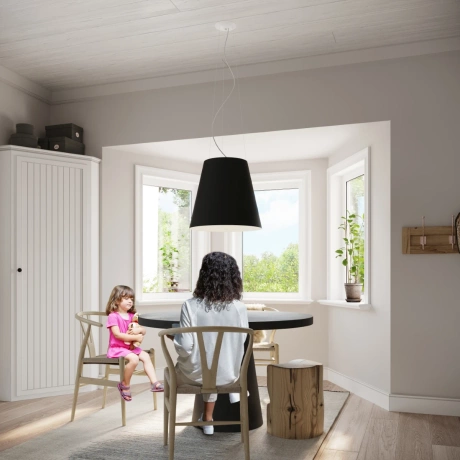 Lámpara GENEVE 50 negra