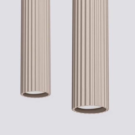 Lámpara colgante KARBON 2 taupe