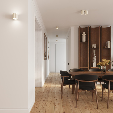 Aplique AURA beige G9