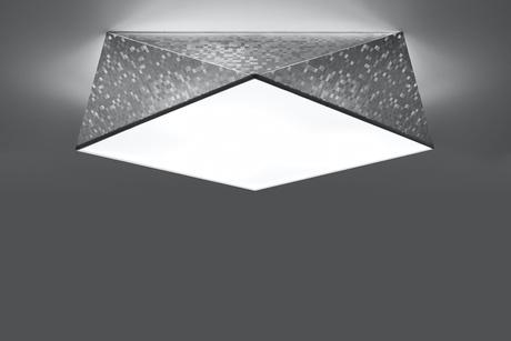 Plafond HEXA 45 CEKIN + 3x Bombilla LED E27 4000K Fría 7,5W 650lm