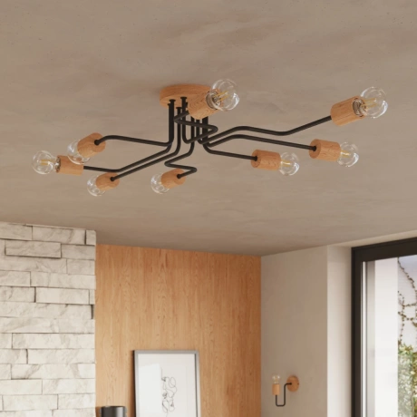 Lámpara TIMBO 4 negra