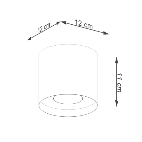 Lámpara de techo MIKA oro