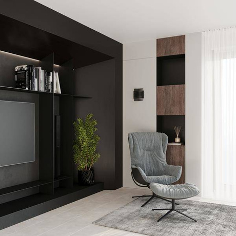 Aplique HESTIA negro + 1x bombilla LED G9 3000K Warm 4.5W 510lm