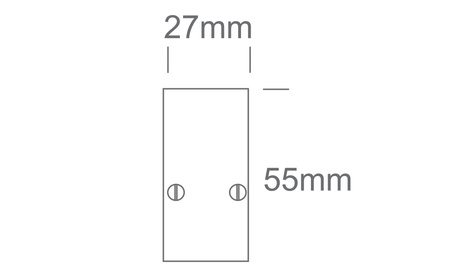Bus magnético 1m negro MIDI ON/OFF DALI 48V