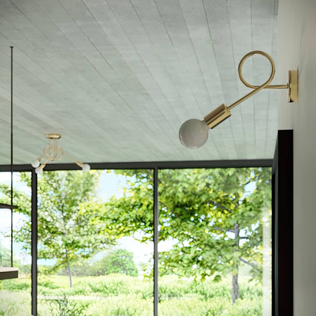 Lámpara de araña SUPEŁ 3 oro brillo + 3X bombilla LED E27 3000K 7W 760lm