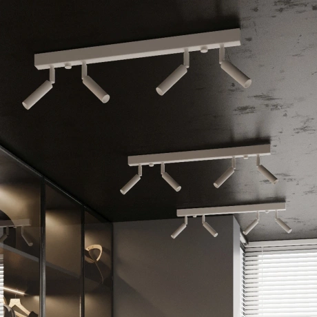 Lámpara de techo EYETECH 4 blanca