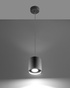 Lámpara colgante ORBIS 1 gris + 1x bombilla LED GU-10 4000K Fría 7W 630lm