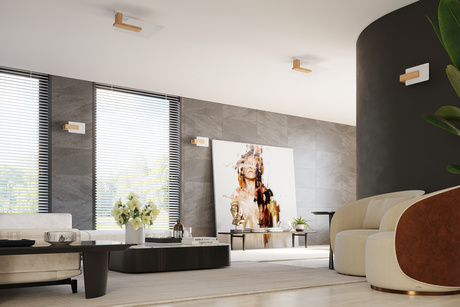 Plafond LAPPO madera natural + 2x bombilla LED E27 4000K Fría 7,5W 650lm