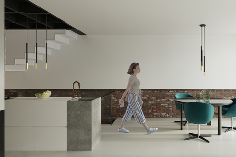 MOZAICA lámpara colgante 3P negro/oro + 3x bombilla LED G9 4000K Fría 4,5W 530lm