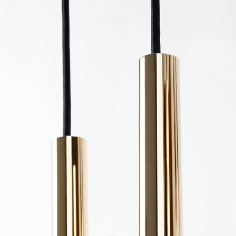 Lámpara colgante PASTELO 3P oro pulido