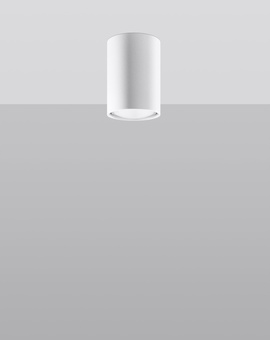 Plafond LAGOS 10 blanco +1x Bombilla LED GU-10 4000K Fría 7W 630lm