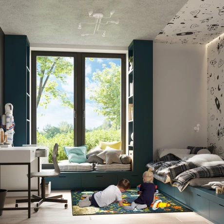 Lámpara VECTOR 8 blanca