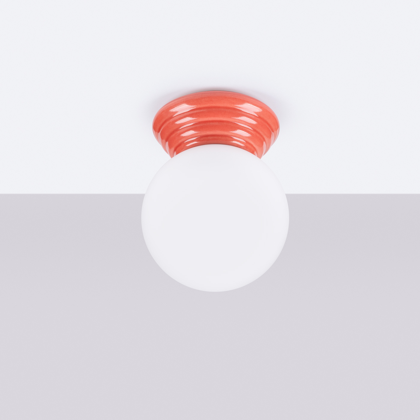 Lámpara de techo ZORI melocotón IP44