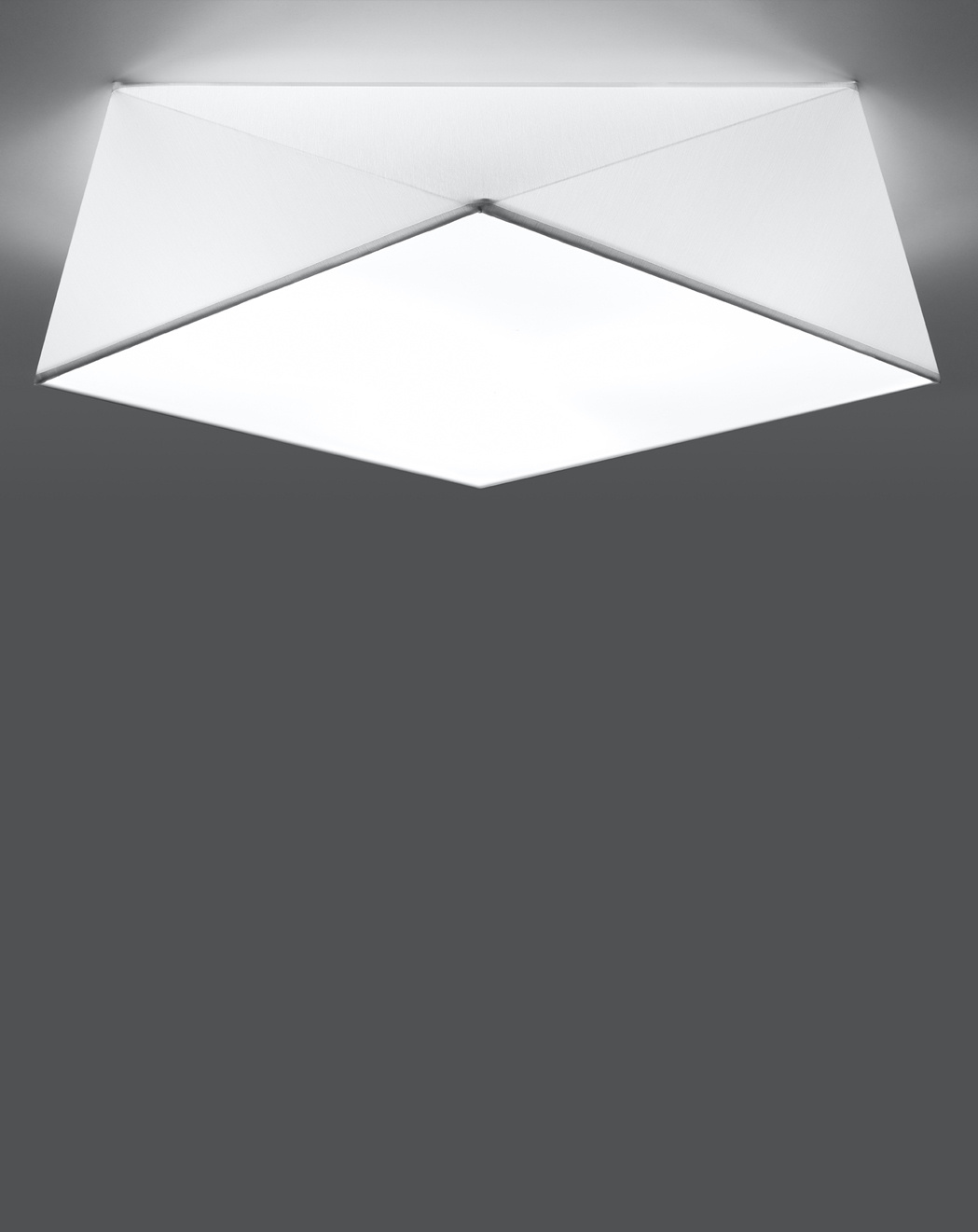 Plafond HEXA 45 BLANCO + 3x Bombilla LED E27 3000K Cálido 7,5W 620lm