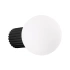 Aplique HALO negro IP44