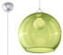 BOLA lámpara colgante verde + 1x bombilla LED E27 4000K Fría 7,5W 650lm